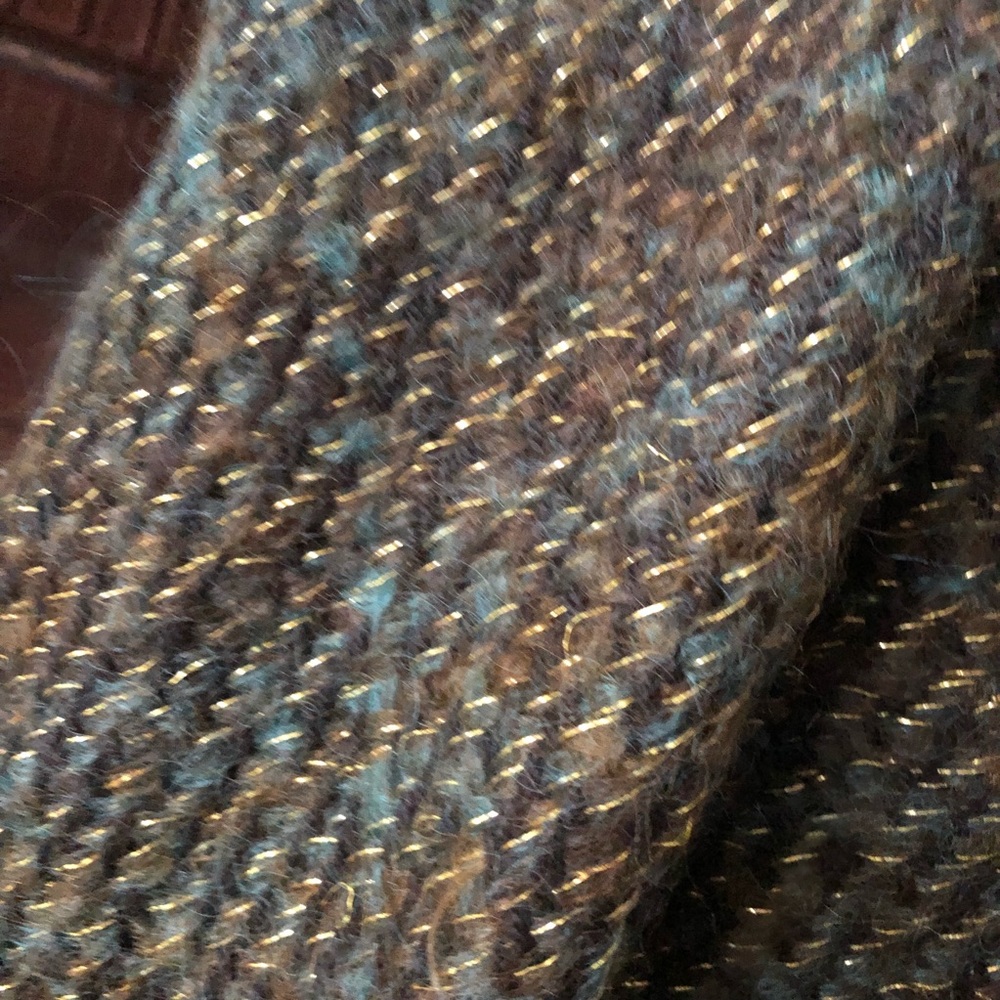 53.5” x 53.5” Vintage Lillie Rubin Throw Blanket